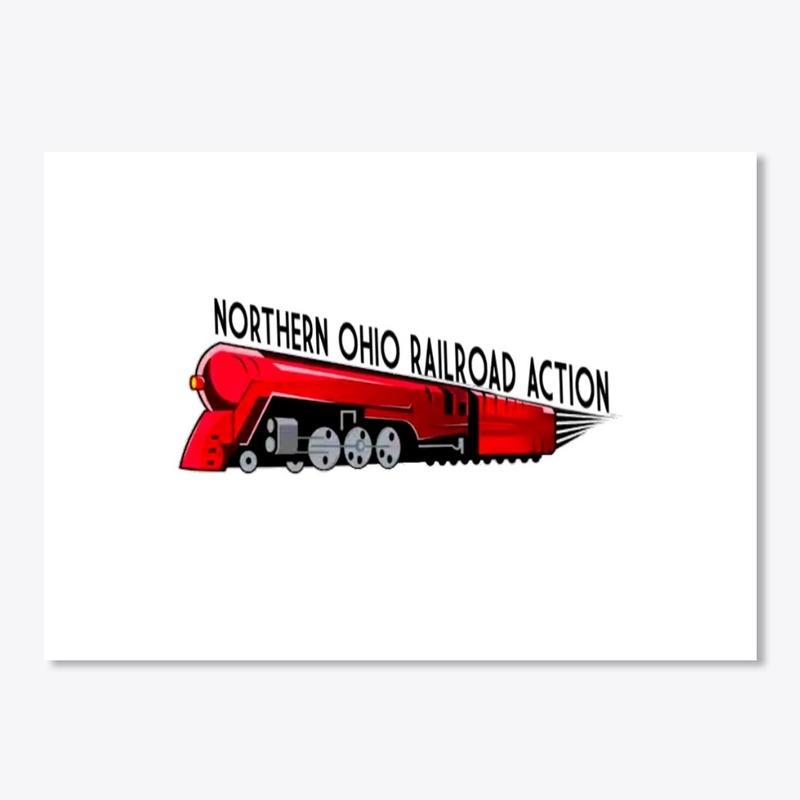 Northern Ohio Railroad Action Stickers